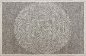 Dywan tuftowany 100% wełna - 200 x 290 cm - Szary - 1800g/m² - NELUNE