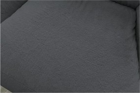 Ciemnoszary worek do siedzenia z imitacji futra Lilibet – Bobochic Paris