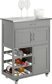 Wózek kuchenny ze stalowym blatem FKW45-HG