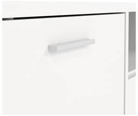 Biała szafka pod TV 147x38 cm Media – Tvilum