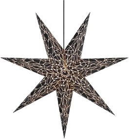 Czarna świąteczna dekoracja świetlna Karla – Markslöjd