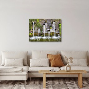 Obraz na szkle - Kamienny mur, Hamburg, Niemcy (70x50 cm)