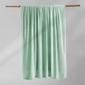 Miętowy koc z mikrowłókna DecoKing Mic, 160x210 cm