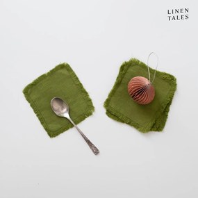 Zielone podkładki zestaw 4 szt. – Linen Tales