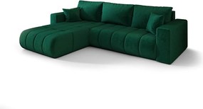 Narożnik BEDANTE MILO PREMIUM L Monolith 37 lewy z funkcją spania Mebel łączący wygodę i nowoczesny design