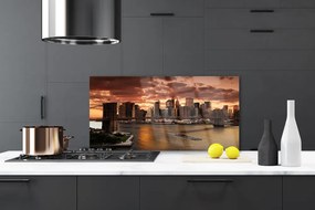 Panel Szklany Panorama Mostu Brooklińskiego