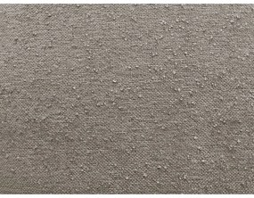 Szarobrązowy podnóżek z materiału bouclé Everest – Bobochic Paris