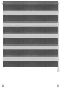Ciemnoszara roleta dzień i noc 97x150 cm Zebra – Gardinia
