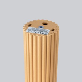 Plafon KARBON 20 złoty ryflowany SOLLUX  LIGHTING