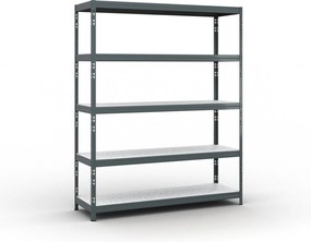 Regał półkowy 1+1 GRATIS, 1966x1600x500 mm, nośność 350 kg