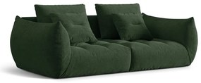 Ciemnozielona sofa 232 cm Bloom – Micadoni Home