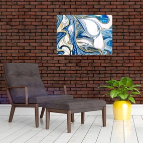 Obraz - Fale z marmuru (70x50 cm)