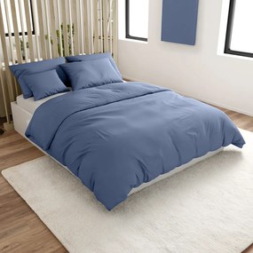 PrzytulneMieszkanie.pl PrzytulneMieszkanie.pl Pościel bawełniana LUX niebieska hotelowa kieszeń Rozmiar pościeli: 70 x 90 cm | 140 x 200 cm