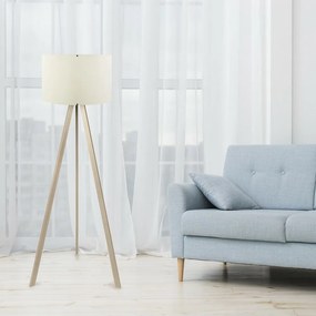 Lampa podłogowa AYD-1524 kremowy dąb