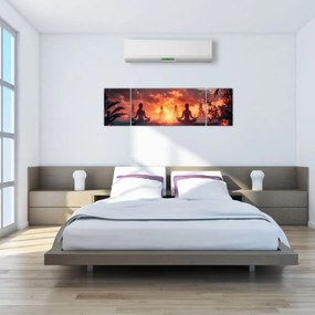 Obraz - Joga w przyrodzie (170x50 cm)