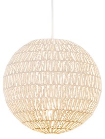 Retro lampa wisząca biała 40 cm - Lina Ball 40Designerski Oswietlenie wewnetrzne