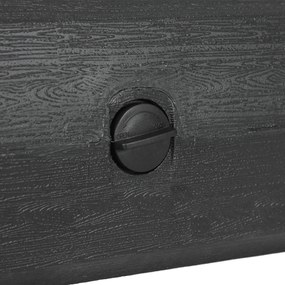 Outsunny Stojak na parasol do 40 kg - z uchwytem, kwadratowy, Czarny