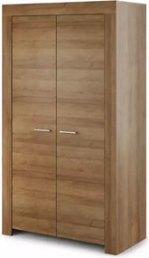 Szafa Seel 110 cm nowoczesna szafa do sypialni z drążkiem i półką MDF ABS
