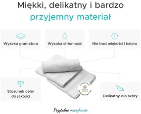 Ręcznik ELEGANZA 50x100 cm różowy, 100% bawełna