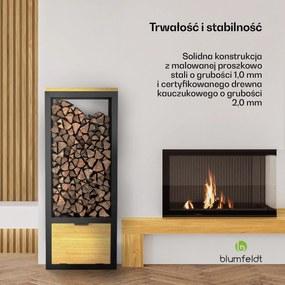 Blumfeldt Kindlewood S Stojak na drewno kominkowe