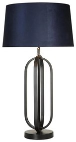 Searchlight EU91101AZ - Lampa stołowa CHIC 1xE27/60W/230V niebieska