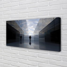 Obraz na płótnie Niebo w Lustrzanym Odbiciu