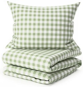 PrzytulneMieszkanie.pl PrzytulneMieszkanie.pl Pościel krepowa do łóżeczka Renforcé GRENTIS zielona Rozmiar pościeli: 45 x 65 cm | 90 x 140 cm
