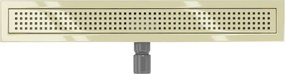Mexen Flat M08 odpływ liniowy 60 cm, złoty - 1525060-15