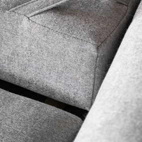 Rozkładana sofa narożna LARDE, turkusowa Wersja: Lewy róg