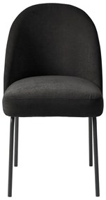 Czarne krzesło Creston – Unique Furniture