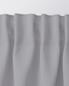 Zasłona zaciemniająca na taśmie marszczącej  jasny szary 140 x 280 cm 1 szt.