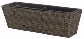 Skrzynka na kwiaty na balustradę 62 cm Thalia – Garden Pleasure