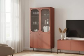 Witryna Sonatia do salonu 100 cm - burgund