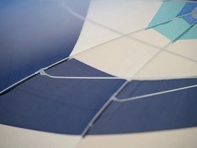 Parasolka BLUE STRIPES 180 cm, niebieska