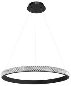 LAMPA SUFITOWA WISZĄCA LED APP1512-CP Black