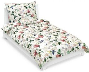 Bellatex Pościel bawełniana Magnolia różowy, 140 x200 cm, 70 x 90 cm