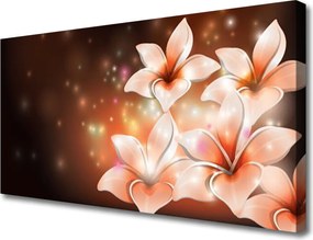 Obraz drukowany na płótnie Urokliwa Flora Kwiatowa