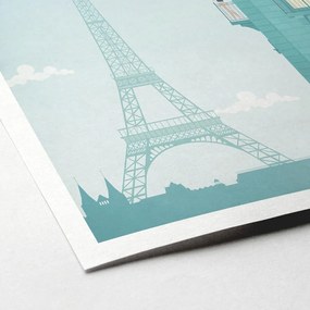 Plakat Travelposter Paris, 50 x 70 cm