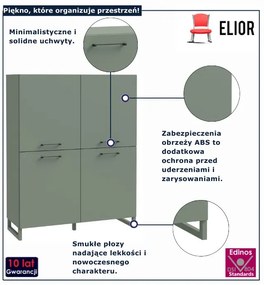 Nowoczesna komoda na nóżkach L0-M19