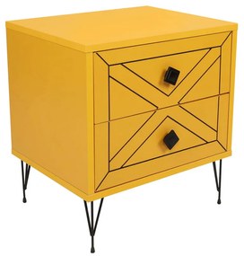Stolik nocny Luna Yellow