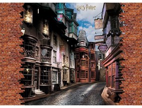 Fototapeta dla dzieci Harry Potter Diagon Alley252 x 182 cm, 4 części