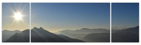 Obraz - Nad szczytami gór (170x50 cm)