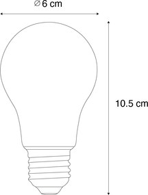 Zestaw 5 ściemnialnych żarówek LED E27 A60 Opal 7W 806 lm 3000K