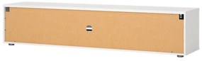 Biała szafka pod TV 177x38 cm Media – Tvilum