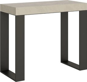 Konsola rozkładana 90x40/300 cm Tecno Kaszmir rama w kolorze Antracytu