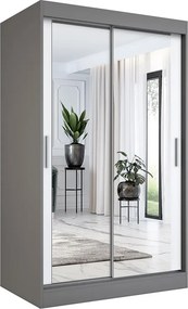 Szafa przesuwna w kolorze antracyt + biały 120 E9-M55