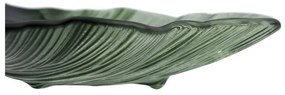 Szklana taca dekoracyjna 16x17 cm Gingko – Ixia