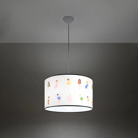 Lampa wisząca WRÓŻKI 40 biała SOLLUX  LIGHTING
