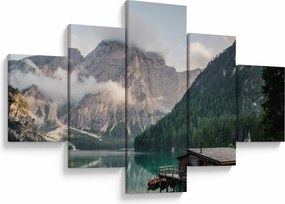 Obraz - Lake Prags (125x70 cm)