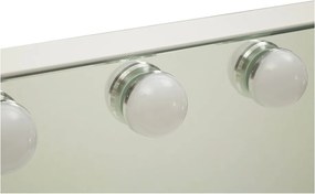 Lustro ścienne w oświetleniem i półką 55x43 cm Hollywood – Mauro Ferretti